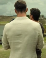 Chris Hemsworth Spiderhead White Suit
