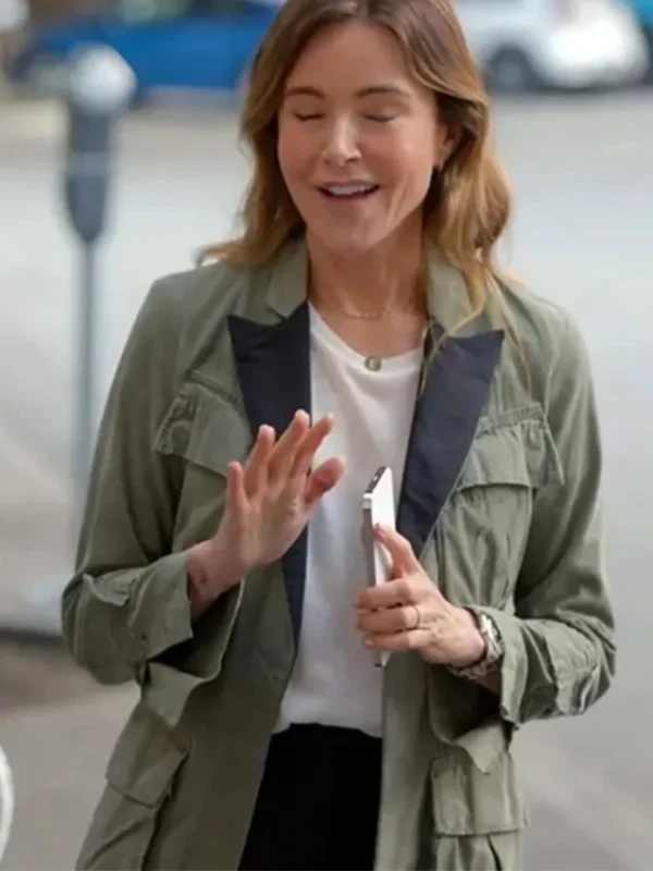 Christa Miller Shrinking S02 Green Cotton Jacket
