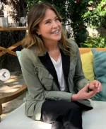 Christa Miller Shrinking S02 Green Cotton Jacket