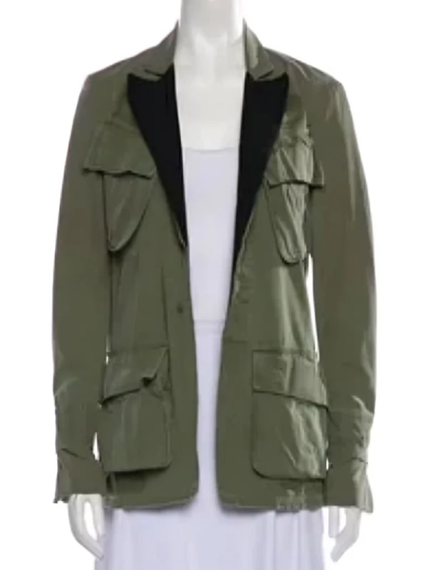 Christa Miller Shrinking S02 Green Cotton Jacket