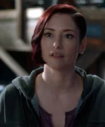 Chyler Leigh Supergirl S06 Alex Danvers Cropped Hooded Jacket