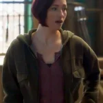 Chyler Leigh Supergirl S06 Alex Danvers Cropped Hooded Jacket