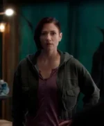 Chyler Leigh Supergirl S06 Alex Danvers Cropped Hooded Jacket