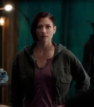 Chyler Leigh Supergirl S06 Alex Danvers Cropped Hooded Jacket
