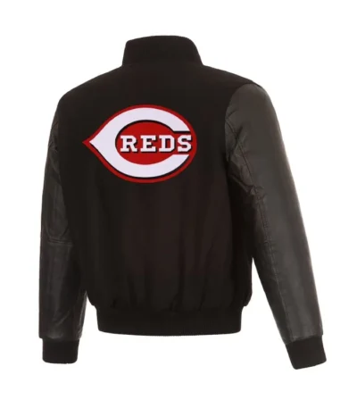 Cincinnati Reds Varsity Black Jacket