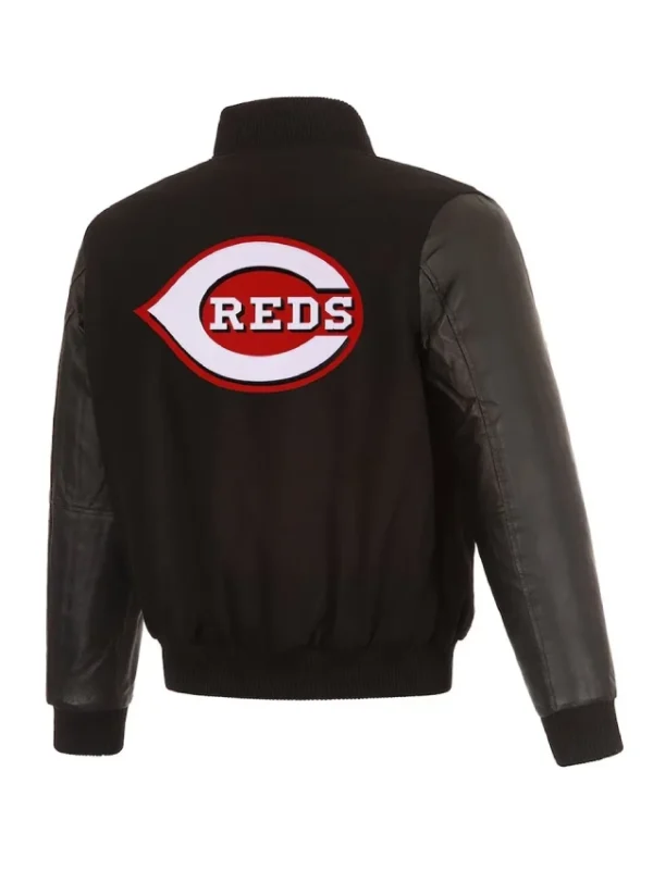 Cincinnati Reds Varsity Black Jacket