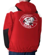 Red Cincinnati Reds Charger Half-Zip Pullover Jacket