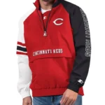 Cincinnati Reds Elite Half Zip Pullover Jacket