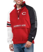Cincinnati Reds Elite Half Zip Pullover Jacket