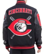 Logo Mash Up Cincinnati Reds Varsity Jacket