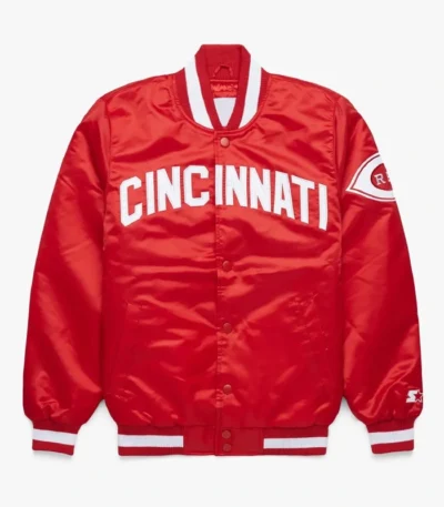 Cincinnati Reds Red Satin Jacket