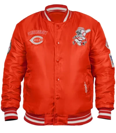 Cincinnati Reds Retro Classic Rib Bomber Jacket