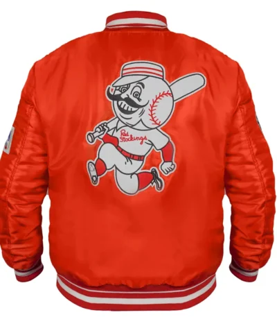 Cincinnati Reds Retro Classic Rib Bomber Jacket