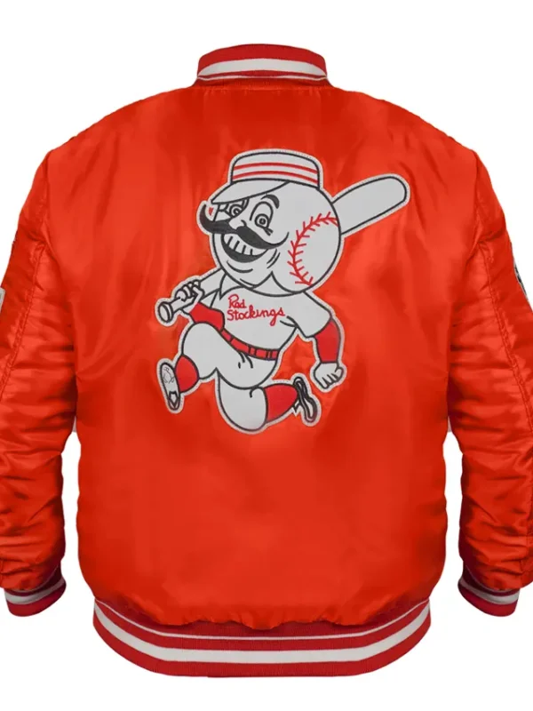 Cincinnati Reds Retro Classic Rib Bomber Jacket
