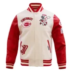 Cincinnati Reds Retro Classic Rib Varsity Jacket