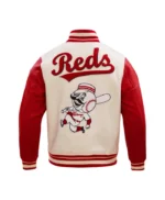 Cincinnati Reds Retro Classic Rib Varsity Jacket