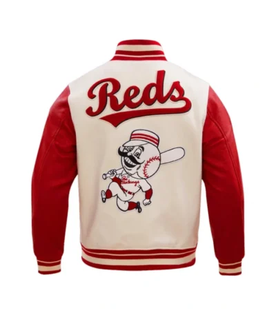 Cincinnati Reds Retro Classic Rib Varsity Jacket