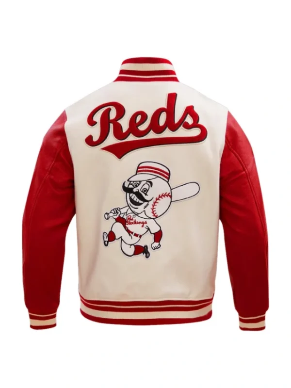Cincinnati Reds Retro Classic Rib Varsity Jacket