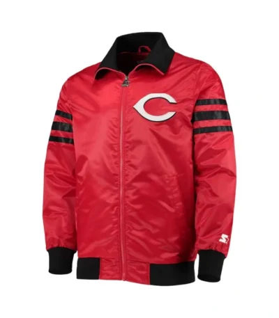 Cincinnati Reds The Captain II Varsity Satin Jacket