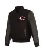 Cincinnati Reds Varsity Black Jacket