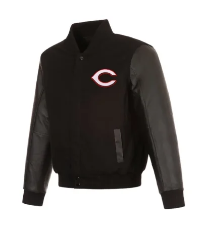 Cincinnati Reds Varsity Black Jacket