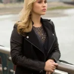 Claire Holt The Originals Black Leather Jacket