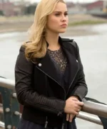 Claire Holt The Originals Black Leather Jacket