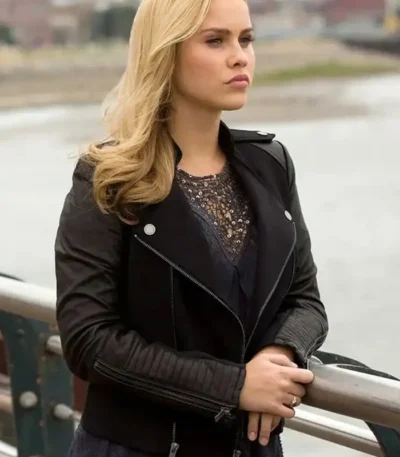 Claire Holt The Originals Black Leather Jacket