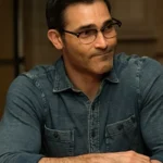 Clark Kent Superman and Lois S04 Blue Denim Shirt