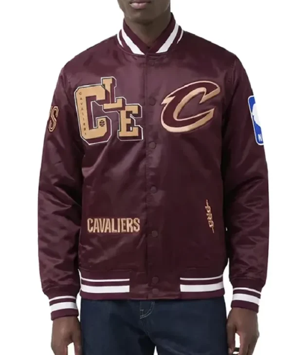 Cleveland Cavaliers Best of Rib Satin Jacket
