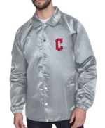 Cleveland Guardians Retro Logo Coaches Jacket