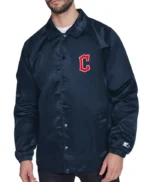 Cleveland Guardians Retro Logo Coaches Jacket