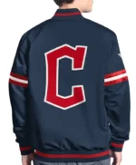 Scout Cleveland Guardians Satin Varsity Jacket