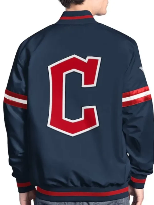 Scout Cleveland Guardians Satin Varsity Jacket