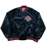 Cleveland Guardians 90’s Navy Blue Satin Jacket
