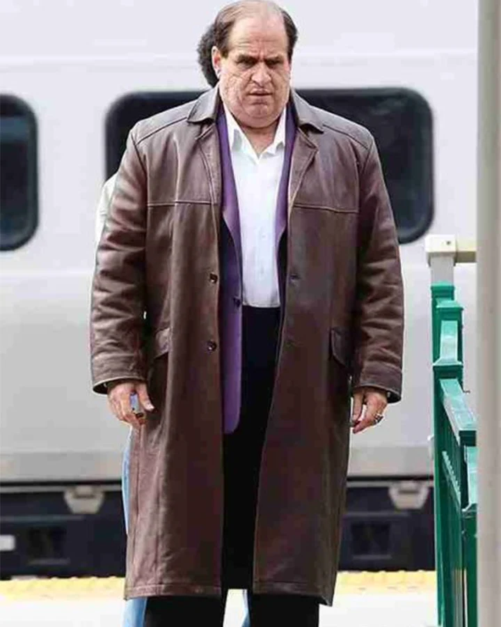 Colin Farrell The Penguin 2024 Brown Leather Coat Colin Farrell The Penguin 2024 Brown Leather Coat