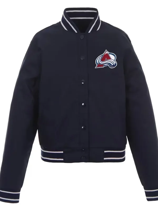 Colorado Avalanche Black Poly-Twill Jacket