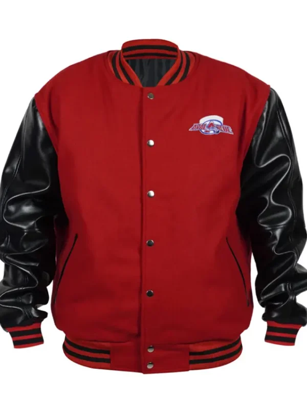 Colorado Avalanche Red And Black Varsity Jacket
