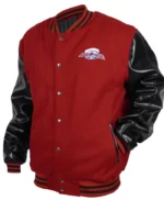 Colorado Avalanche Red And Black Varsity Jacket