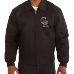Colorado Rockies Black Workwear Jacket