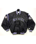Colorado Rockies Diamond Collection Black Jacket