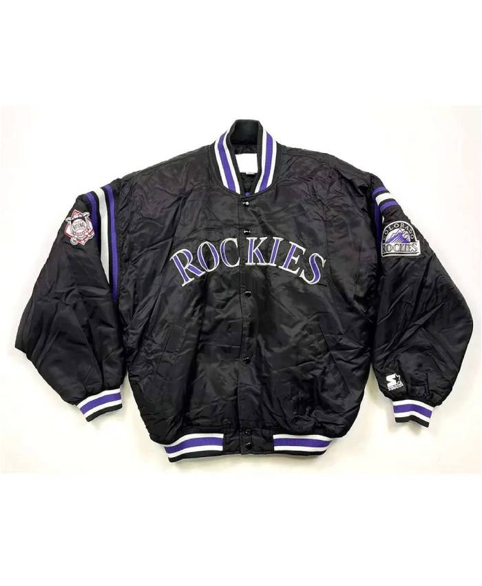 Colorado Rockies Diamond Collection Black Jacket Colorado Rockies Diamond Collection Black Jacket