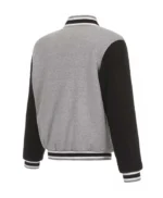 Colorado Rockies Gray and Black Varsity Wool Jacket