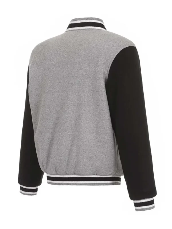 Colorado Rockies Gray and Black Varsity Wool Jacket