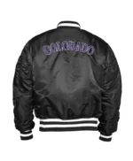 MA-1 Colorado Rockies Bomber Satin Jacket