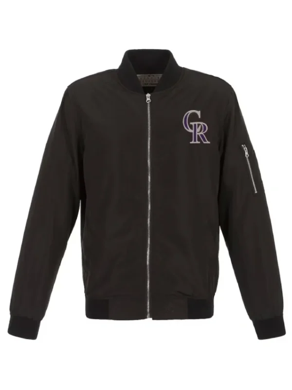 Colorado Rockies Nylon Bomber Jacket