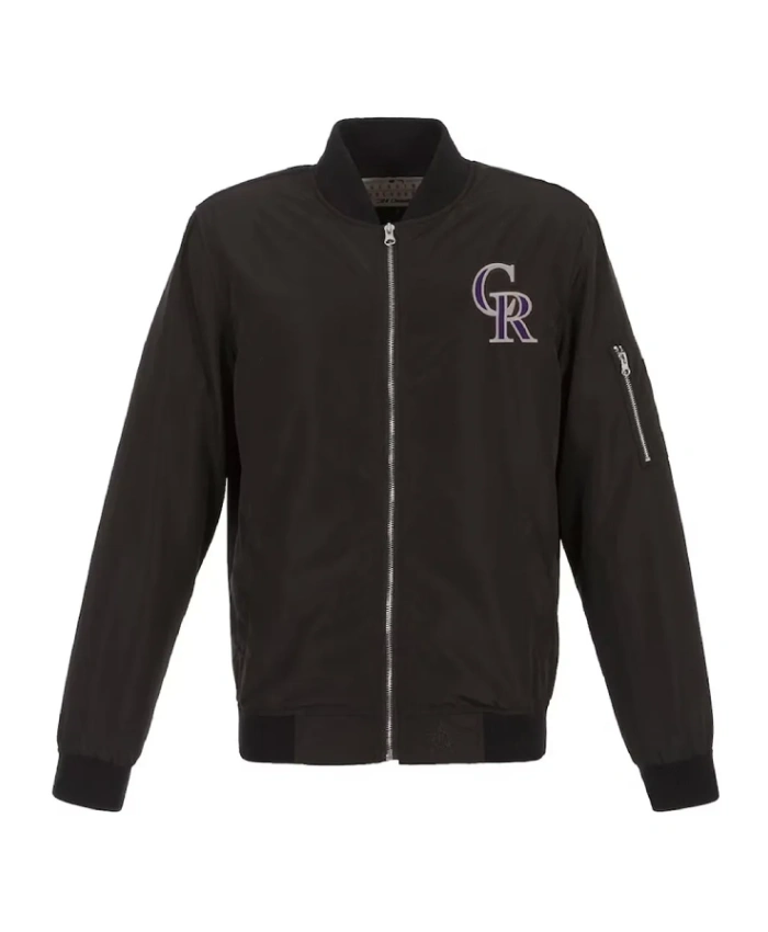 Colorado Rockies Nylon Bomber Jacket Colorado Rockies Nylon Bomber Jacket