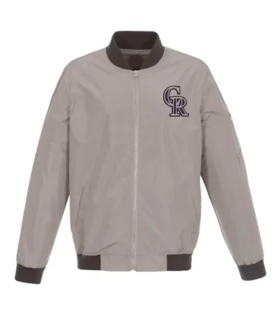 Colorado Rockies Nylon Bomber Jacket