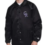Colorado Rockies Retro Logo Coaches Jacket