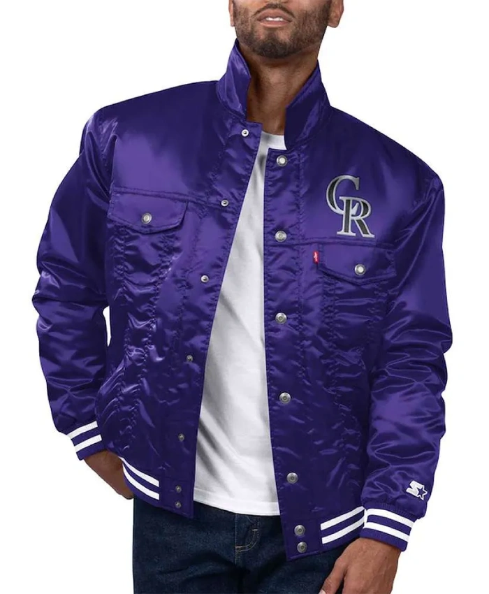 Colorado-Rockies-Silver-Tab-Trucker-Purple-Jacket.webp Colorado Rockies Silver Tab Trucker Purple Jacket